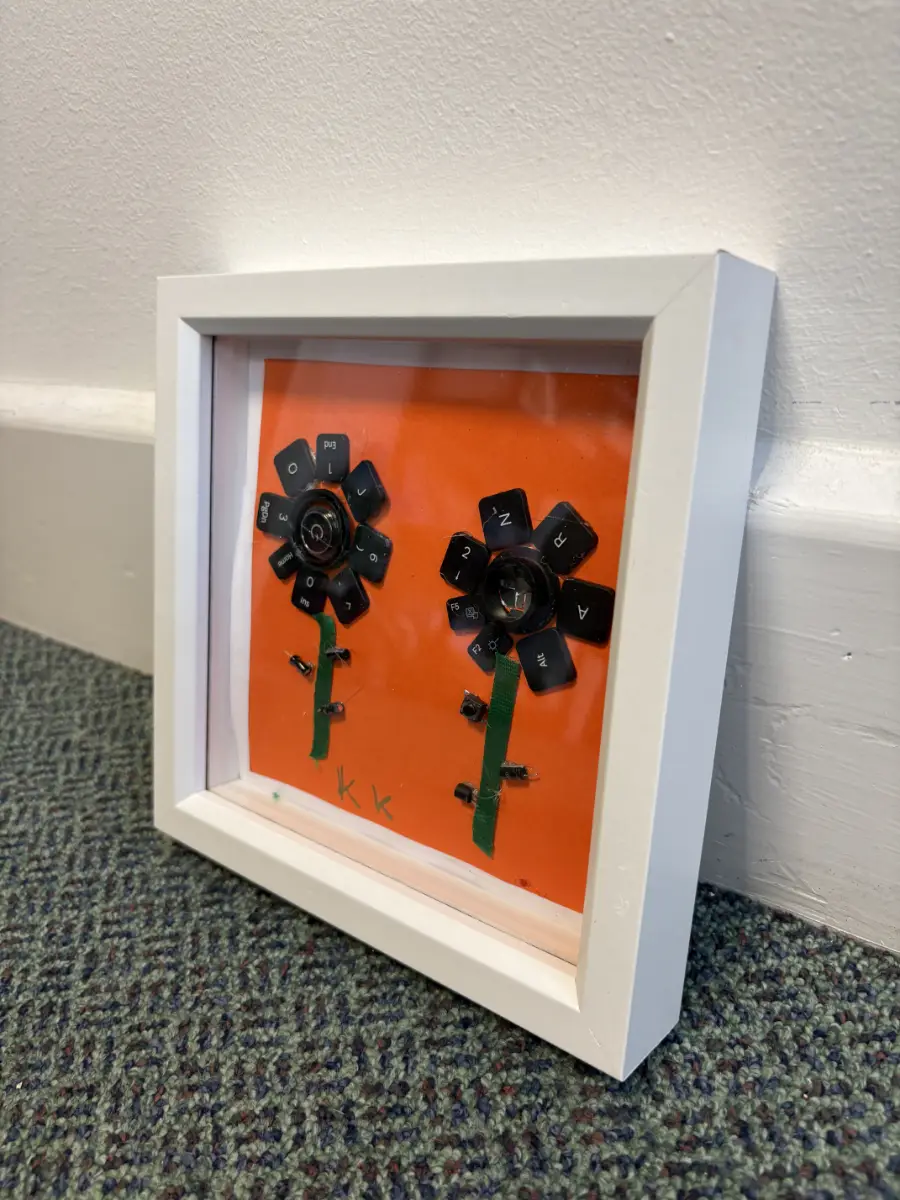 Computer Flowers by Kiran