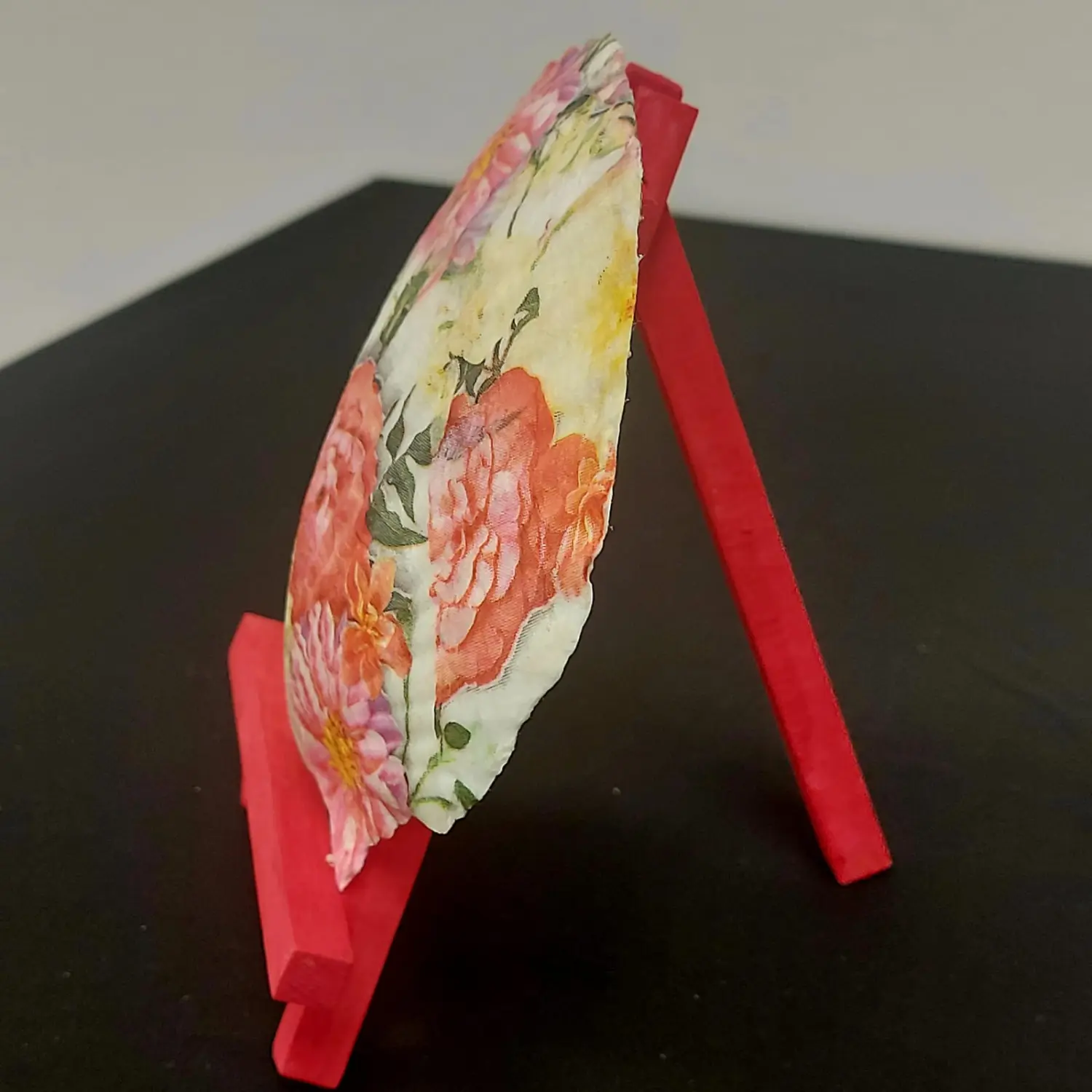 Vintage Rose Shell Display by Lisamarie