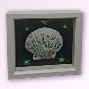 Ginkgo Leaf Framed Shell by Cynthia